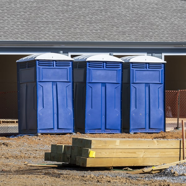 what is the maximum capacity for a single porta potty in Manlius Illinois